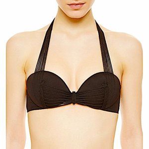 NWT La Perla Reminiscence Bikini Top in Black